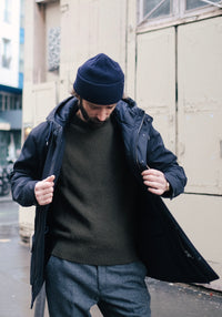 Parka Classique Imperméable Marine